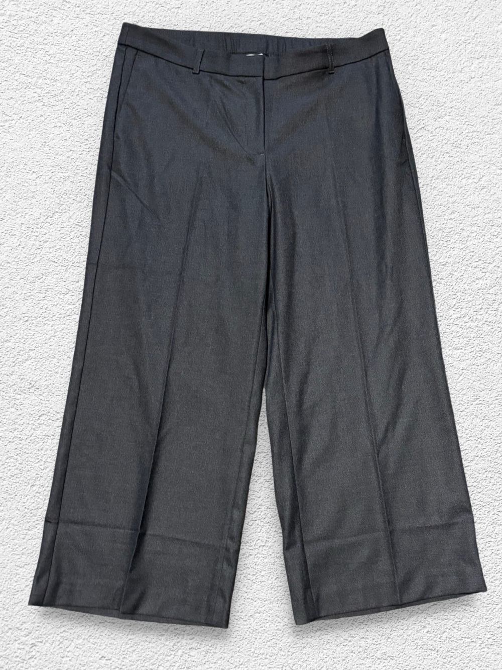 NWT J.Jill Wide Leg Stylish Cropped Dress Pants - Dark Charcoal  14 - Picture 5 of 5